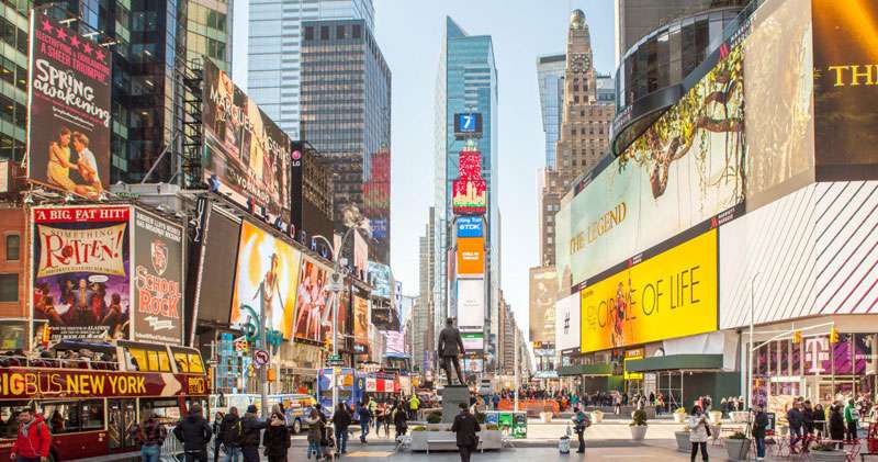 que ver en times square nueva york