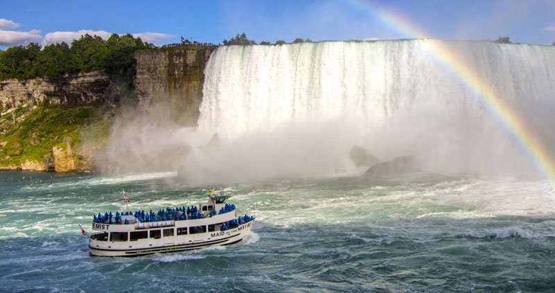 Así es el crucero Maid of the Mist por las Cataratas del Niágara