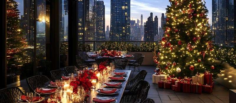cenar en Nochebuena en Nueva York